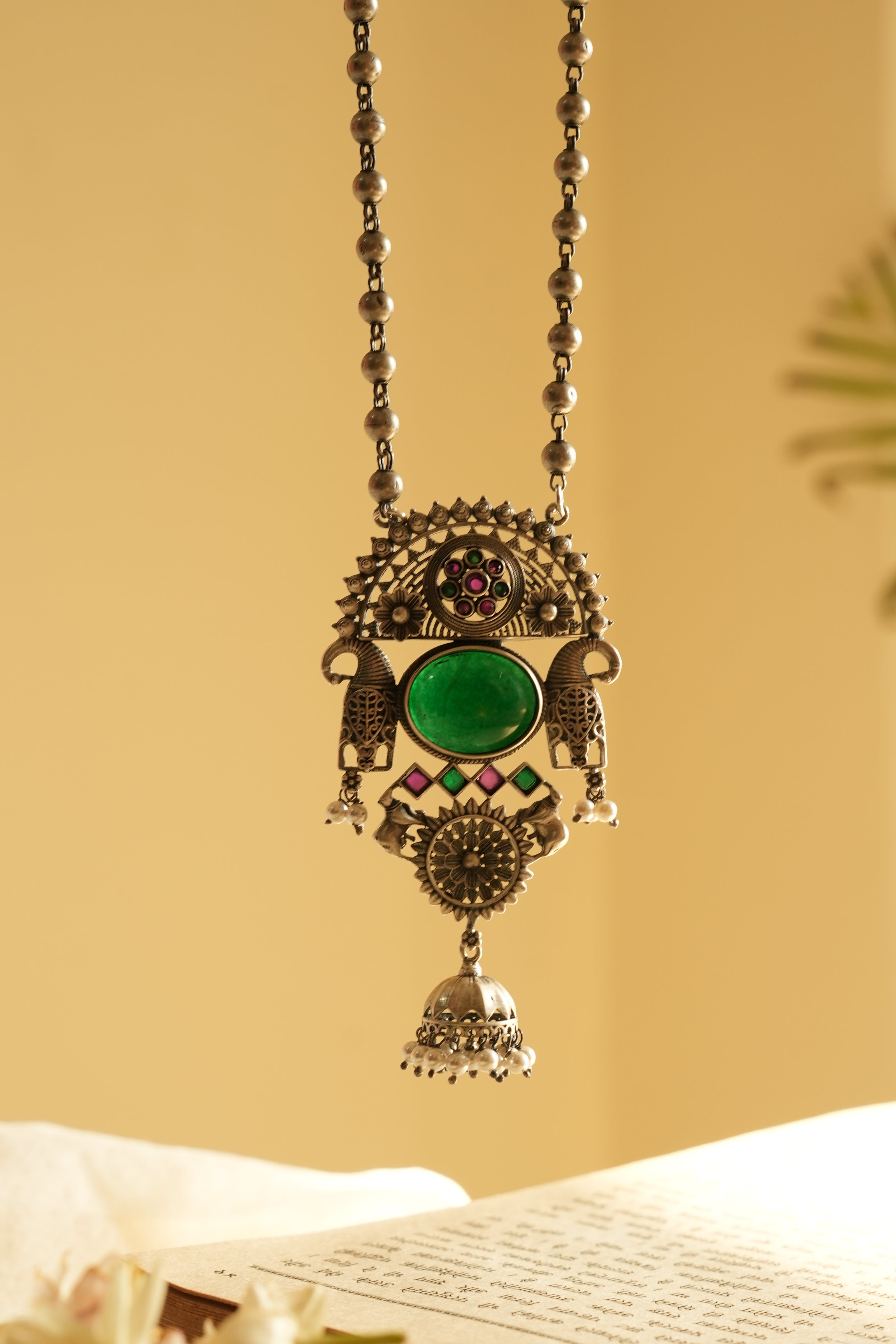 Oxidised Silver Pendant